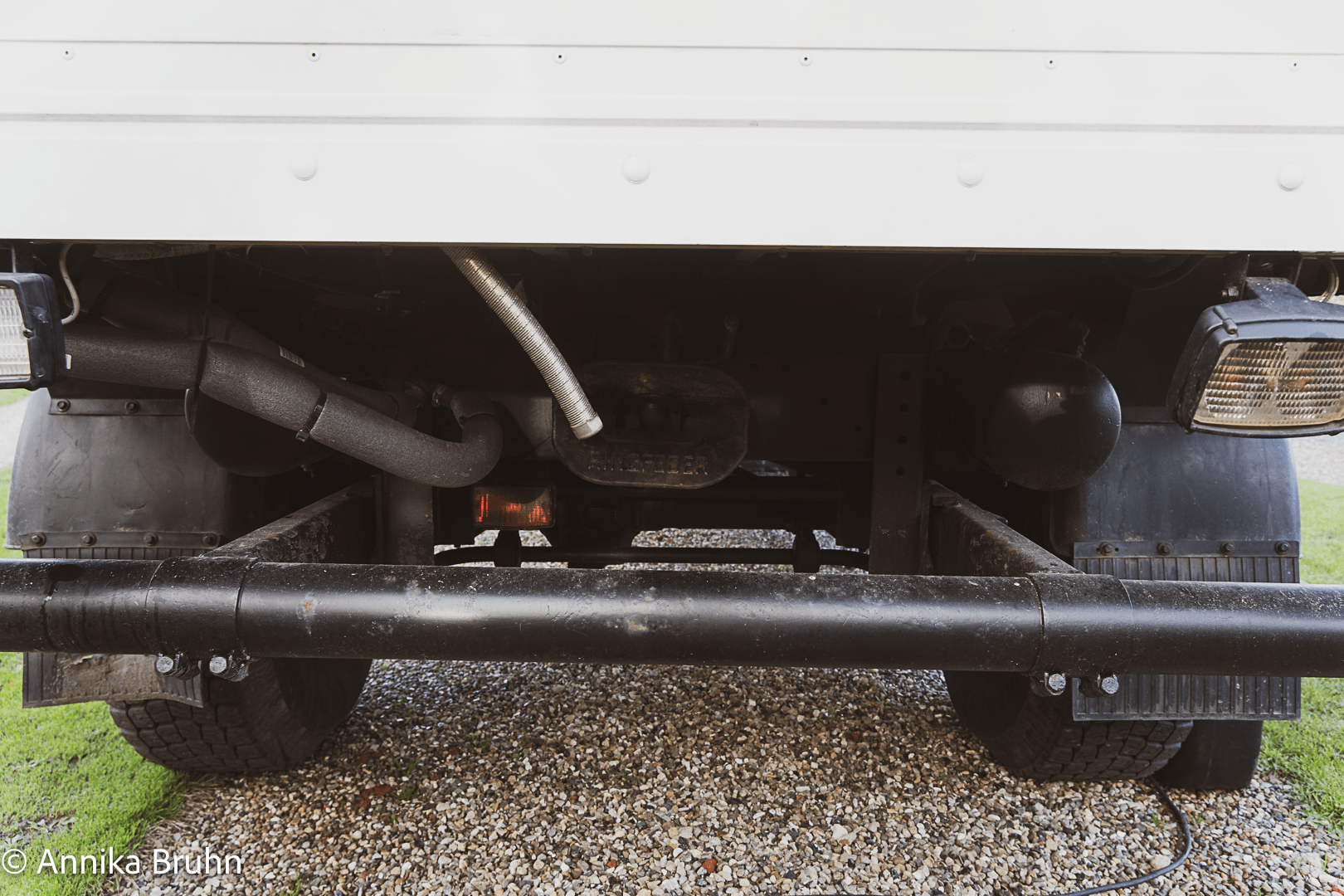 Da könnte der Gastank hin